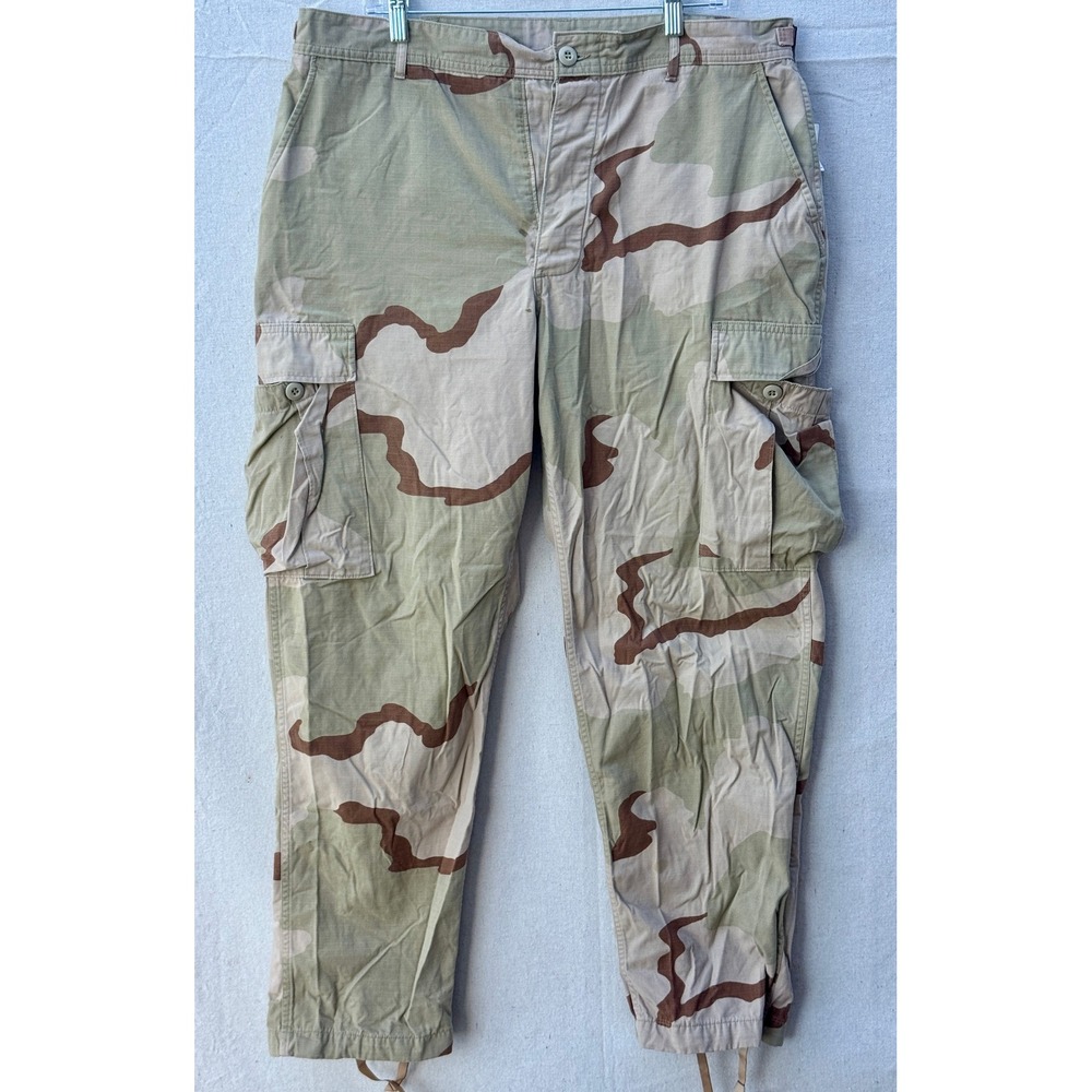 US Military Desert Camo Combat Trousers Large Regular 3 Color DCU Cargo Pants